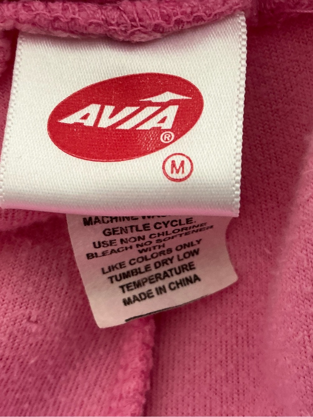 Mary Kay 2 Piece Avia Activewear Pink Velour Co-Ord Track Suit Size M Rare VTG - Picture 16 of 16